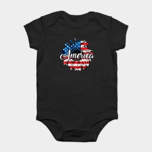 4th of July Independence Baby Bodysuit